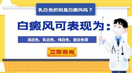 皮肤上一个凸起的白斑